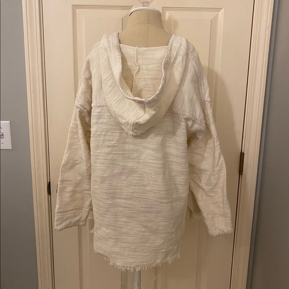 Urban Outfitters Woven Tunic Hoodie - Picture 3 of 5